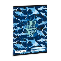 Füzet A/5 sima ARS UNA 40lap Lord of the Deep 20-32