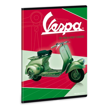 Füzet A/5 sima ARS UNA 40lap Vespa Green 20-40