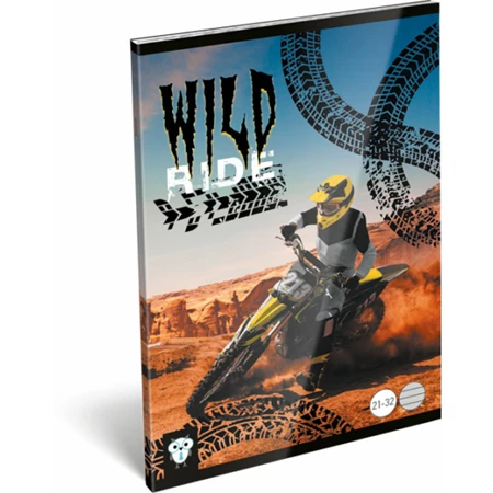 Füzet A/5 vonalas LIZZY 32lap Wild Ride 21-32