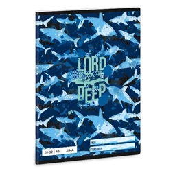 Füzet A/5 sima ARS UNA 40lap Lord of the Deep 20-32