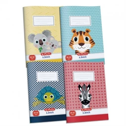 Füzet A/5 sima HERLITZ 32lap Cute Animals 20-32 vegyes, minta nem választható