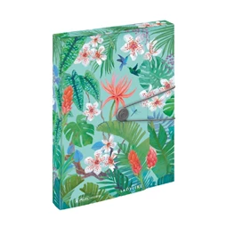 Füzetbox A/4 PP HERLITZ easy orga to go Ladylike Jungle