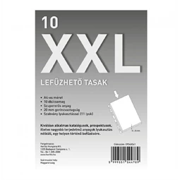 Genotherm fűzős A/4 HERLITZ XXL 10db/csomag 180micron, gerincvastagsága 25mm-ig bővíthető