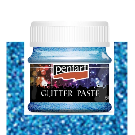 Glitterpaszta 50ml finom világoskék PENTART