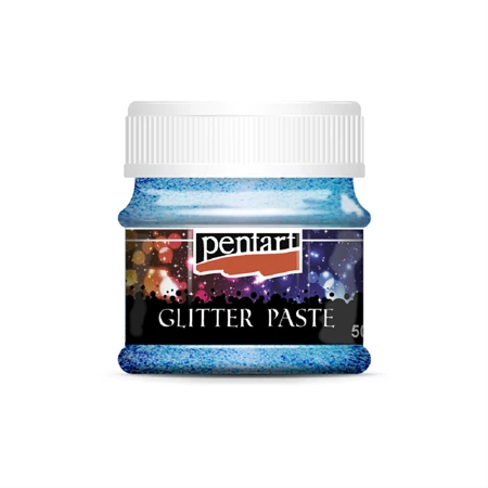 Glitterpaszta 50ml finom világoskék PENTART