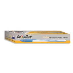 Golyóstoll FLEXOFFICE Candee 0,3 mm, kupakos, piros