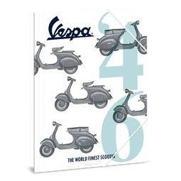 Gumis mappa A/4 ARS UNA Vespa fehér