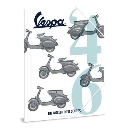 Gumis mappa A/4 ARS UNA Vespa fehér