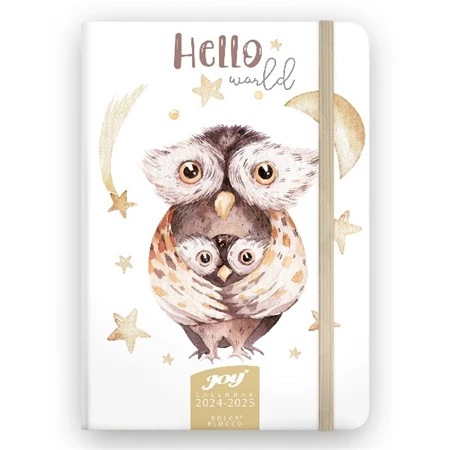 Határidőnapló 2024-2025 heti LIZZY Joy Calendar 16 hónapos Hello