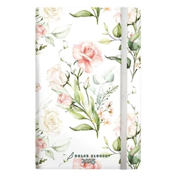 Határidőnapló 2025 heti 20x13x1,5cm LIZZY Secret Planner Queens Rose