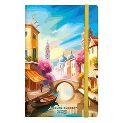 Határidőnapló 2025 heti 20x13x1,5cm LIZZY Secret Planner Venice