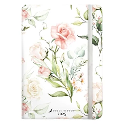 Határidőnapló 2025 heti B/6 Dolce Blocco, Secret Calendar Queens Rose