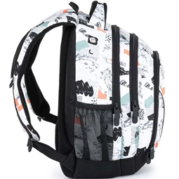 Hátizsák BAGMASTER Supernova 21 A fehér/fekete/narancs