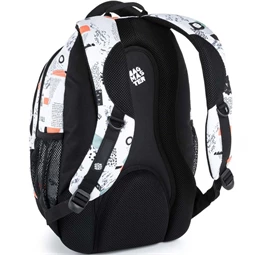 Hátizsák BAGMASTER Supernova 21 A fehér/fekete/narancs