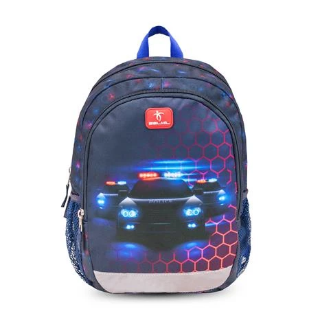 Hátizsák ovis BELMIL Kiddy Plus Police 13x33x23cm, súly 300-330gr