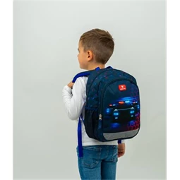 Hátizsák ovis BELMIL Kiddy Plus Police 13x33x23cm, súly 300-330gr