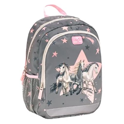 Hátizsák ovis BELMIL Kiddy Plus Star Horses, lovas 13x33x23cm, súly 300-330gr