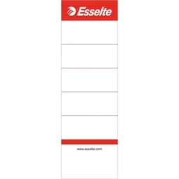 Iratrendezőhöz cserecímke ESSELTE kétoldalas, 50x158 mm, fehér, 10db/csomag