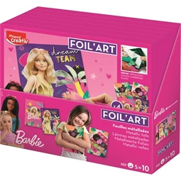 Készségfejlesztő MAPED Fóliás képkészítő készlet, MAPED CREATIV Barbie Foil`Art