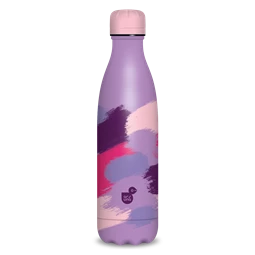 Kulacs fém 500ml ARS UNA duplafalú fém ivópalack Spotted Purple