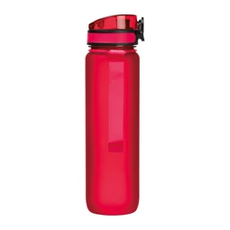 Kulacs műanyag 1000ml tritánból készült BPA mentes kulacs csuklópánttal piros