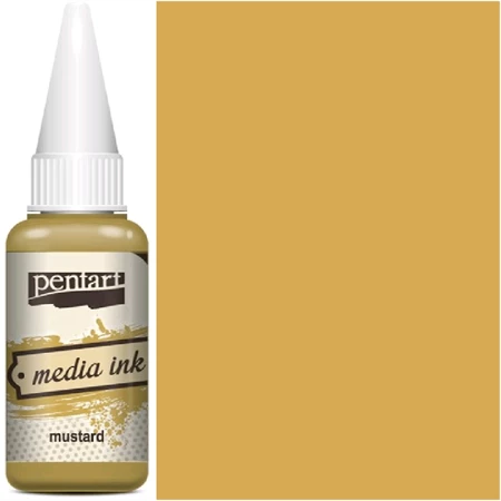 Média tinta 20ml mustár