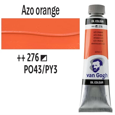 Olajfesték TALENS, VAN GOGH 40ml, Azo orange 276