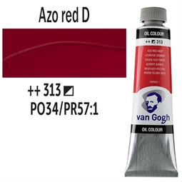 Olajfesték TALENS, VAN GOGH 40ml, Azo red deep 313