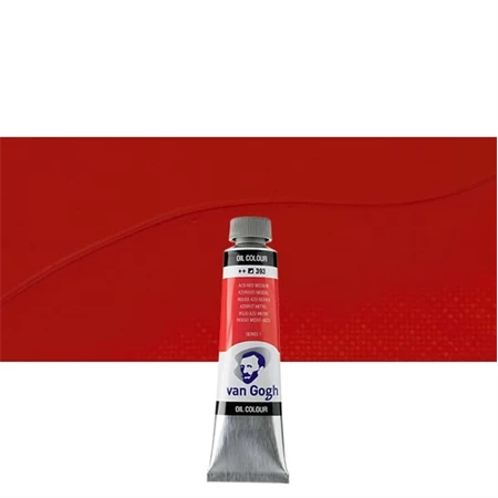 Olajfesték TALENS, VAN GOGH 40ml, Azo red medium 393