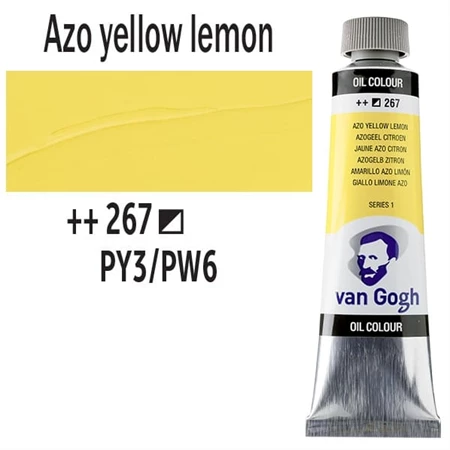 Olajfesték TALENS, VAN GOGH 40ml, Azo yellow lemon (primary) 267