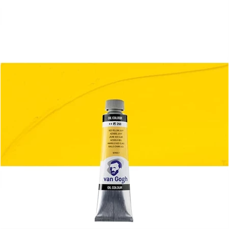 Olajfesték TALENS, VAN GOGH 40ml, Azo yellow light 268