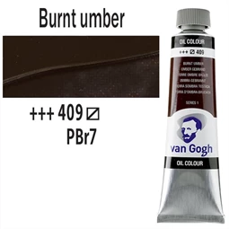 Olajfesték TALENS, VAN GOGH 40ml, Burnt umber 409