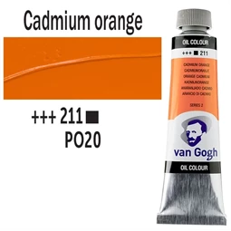 Olajfesték TALENS, VAN GOGH 40ml, Cadmium orange 211