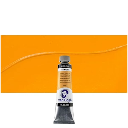 Olajfesték TALENS, VAN GOGH 40ml, Cadmium yellow deep 210