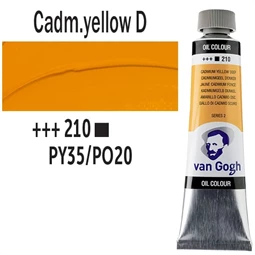 Olajfesték TALENS, VAN GOGH 40ml, Cadmium yellow deep 210