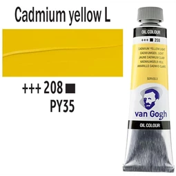 Olajfesték TALENS, VAN GOGH 40ml, Cadmium yellow light 208