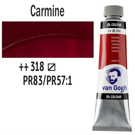 Olajfesték TALENS, VAN GOGH 40ml, Carmine 318