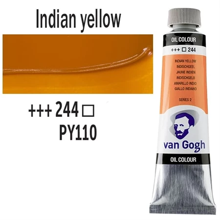 Olajfesték TALENS, VAN GOGH 40ml, Indian yellow 244