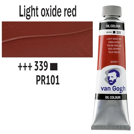 Olajfesték TALENS, VAN GOGH 40ml, Light oxide red 339