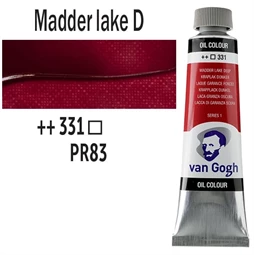 Olajfesték TALENS, VAN GOGH 40ml, Madder lake deep 331