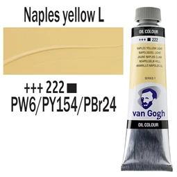 Olajfesték TALENS, VAN GOGH 40ml, Naples yellow light 222