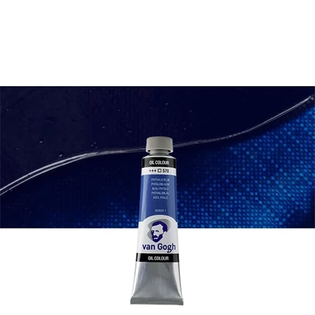 Olajfesték TALENS, VAN GOGH 40ml, Phthalo blue (primary) 570