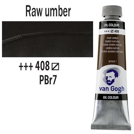 Olajfesték TALENS, VAN GOGH 40ml, Raw umber 408