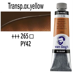 Olajfesték TALENS, VAN GOGH 40ml, Transparent oxide yellow 265