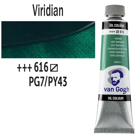 Olajfesték TALENS, VAN GOGH 40ml, Viridian 616