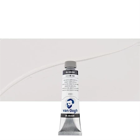 Olajfesték TALENS, VAN GOGH 40ml, Zinc white (safflower oil) 104