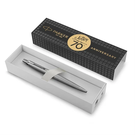 PARKER Jotter Royal special edition Jubileum 70 golyóstoll cizellált, ezüst szinű klipsz