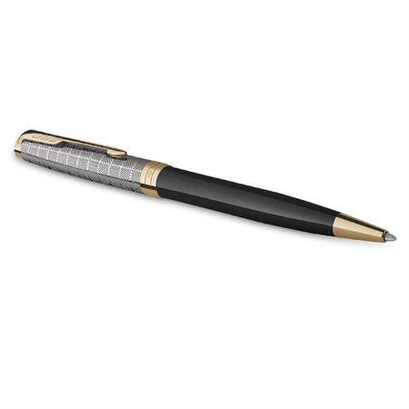 PARKER SONNET ROYAL Premium golyóstoll metál fekete test+arany klipsz