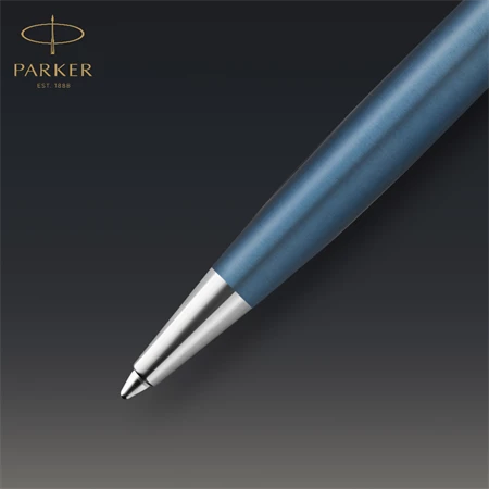 PARKER SONNET ROYAL Premium golyóstoll metál kék test+ezüst klipsz