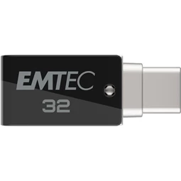 Pendrive, 32GB, USB 3.2, USB-A bemenet/USB-C kimenet, EMTEC "T260C Dual"